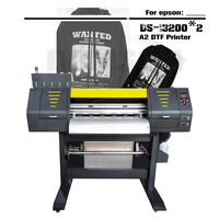 Imprimante DTF DOMSEM A2 I32 62cm, ensemble tout-en-un automatique, nouvelle encre textile CMYK+W, système d'alimentation en encre CISS, garantie de 2 ans