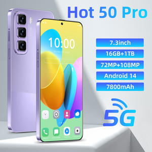 Teléfono Móvil 5G 2025 Factory Hot 50 Pro con Batería de Más de 8000 mAh, Pantalla HD de 7.3'', Cámara de 108MP para Juegos - Product Image 3