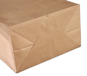 תיק נייר קראפט מודפס מותאם אישית עבור מזון לקחת-משם אישית עם לוגו - Product Image 3