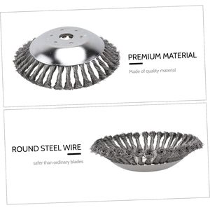 Premium 1 Set ruota a 8 fili per diserbo testa tagliaerba accessori filo ruota spazzola erba per attrezzi da giardino - Product Image 5