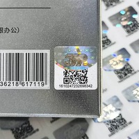 Étiquettes de sécurité holographiques imperméables de haute qualité personnalisées en usine avec impression claire, code QR, autocollants d'authentification numérique
