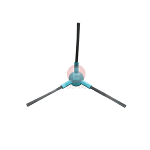 Cepillo de Borde Eléctrico de Plástico de Alta Eficiencia para Aspiradoras Robóticas <span class=keywords><strong>Conga</strong></span> 2299 Ultra/2499 Ultra Home/S5 Plus - Product Image 1