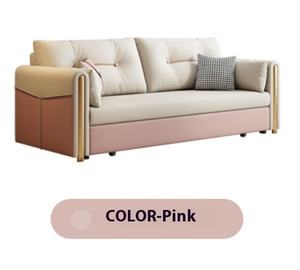 Canapé-lit pliant léger de luxe à double usage multifonctionnel rétractable pour petit appartement salon nordique en <span class=keywords><strong>tissu</strong></span> double - Product Image 6