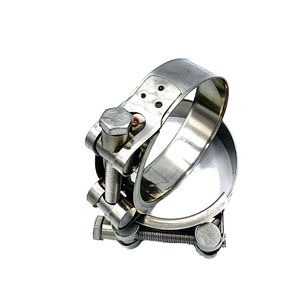 Collier de serrage latéral en acier inoxydable de type allemand élégant, clip de fixation durable, boulon en U 304 pour tuyau, vente chaude usine 2024 - Product Image 1