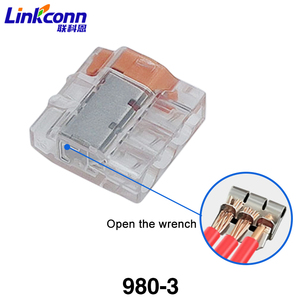 Conector de Cable Mini Seguro, Conector de Terminal de Cable de Empuje, Conexión Rápida con Certificación CE, Accesorios Eléctricos, Conexiones de Cable de 4 mm - Product Image 1