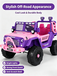 Auto Elettrica per Bambini 12V 2WD con Telecomando 2.4G, Tecnologia di Avvio Graduale, Certificata ASTM CE, Modello SUV <span class=keywords><strong>Jeep</strong></span> - Product Image 3