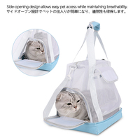 Sac de transport léger et respirant en maille pour chat et chiot, sac à bandoulière en nylon, directement de l'usine Fuliya