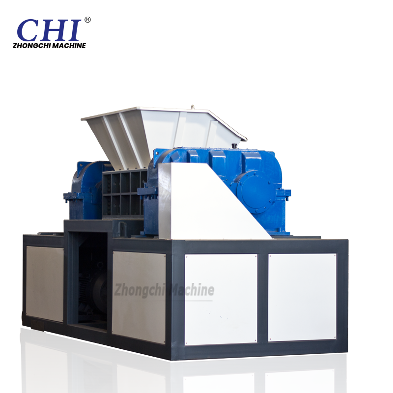Scrap Bicycle Car Motor Two Shaft Metal Shredder Machine Tyre Tire Crusher for Recycling Cardboard Carton Cutter Product Crusher