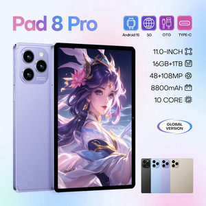 Tablet Robusto 5G Pad 8 Pro 11 Pollici 16GB+1TB 108MP 8000mAh 4G Dual SIM+TF Antipolvere Resistente agli Schizzi Dispositivo per Lavoro sul Campo CE - Product Image 3