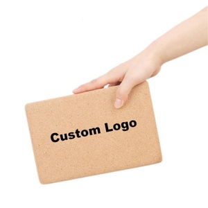 Bloque de Yoga de Corcho Sostenible de Alta Densidad, Diseño Personalizado, Ideal para Alineación, Equilibrio y Entrenamiento de Fuerza - Product Image 1