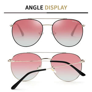 Lunettes de soleil Brief Jack Pilot pour femme, verres TAC, protection UV400, monture en métal, style 2312 - Product Image 5