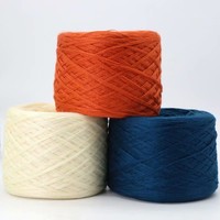 Fil mélangé de cachemire laine multi-brins et coton mercerisé moyen épais tricoté à la main bricolage écharpe boule de fil