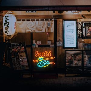 Sushi neon light <b>LED</b> indoor hanging ambient light shop window sign indicator light decorative light billboard luminous <b>letters</b> - Product Image 2