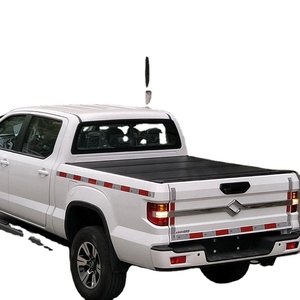 Isuzu D-Max Pickup Accesorios Retráctil Roll-Up Four-Folding Tonneau Cover Aleación de aluminio Pickup Colcha Cubierta de barril de vino - Product Image 1
