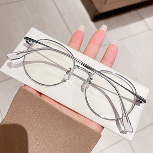 Bán buôn titan kim loại khung quang học Chống ánh sáng màu xanh kính thời trang vòng kính mắt cho phụ nữ người đàn ông - Product Image 4