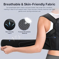 Orthèse de fixation thoracolombaire NCL, corset élastique réglable et respirant pour le soutien de la scoliose, attelle à boutons pour le soulagement de la douleur