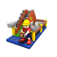 Château gonflable commercial en PVC pour adultes, toboggan aquatique coloré, moonwalk, maison de rebond, souffleur CE, utilisation intérieure/extérieure
