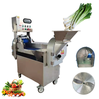 Machine à hacher les légumes multi-têtes avec fonctions de découpe, de râpage, de tranchage et de découpe en dés