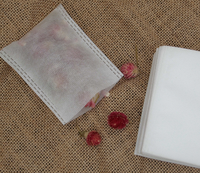 Sachet de thé plié non tissé filtre jetable sac d'assaisonnement à la vapeur