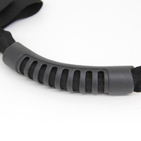 Sangle fixe à crochet et boucle noire personnalisée avec boucle de crochet de poignée à dégagement rapide et conception d'installation saisir fermement la poignée