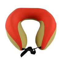 Produsen Grosir Bantal Leher U-Shape Fashion Warna-warni Portabel Berbahan Busa Memori untuk Istirahat