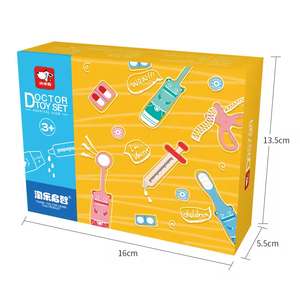 สินค้าดรอปชิปปี 2026 ชุดของเล่นบทบาทสมมติคุณหมอสำหรับเด็กเล็ก ชุดคุณหมอไม้สำหรับเด็ก บริการจัดหาสินค้าในจีน - Product Image 6