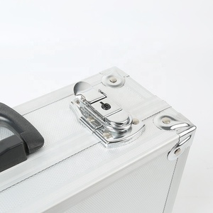 Maletín de aluminio con cerradura, maletín de Metal con espuma ondulada, estuche de transporte de aluminio duro, estuche de <span class=keywords><strong>herramientas</strong></span> portátil para instrumento portátil - Product Image 6