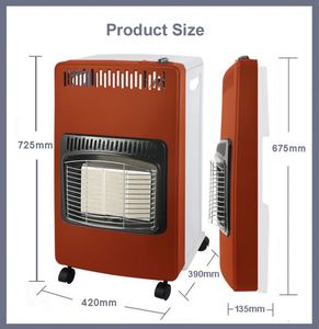 IDEA Factory Custom Logo CE Certified Indoor/Outdoor Foldable Portable <b>Propane</b> Gas <b>Heater</b> with Lighting for RV and Bedroom Use - Product Image 3