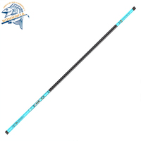 Canne à pêche télescopique en fibre de carbone ultra-légère, haute résistance, haute sensibilité, longue section, fabriquée en chine