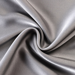 New 150Cm 95gsm 97% <span class=keywords><strong>Polyester</strong></span> 3% Spandex Đồng Bằng Nhuộm Màu Rắn Căng Mật Độ Cao Satin Vải Cho Trang Phục - Product Image 1
