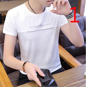 Kaos <span class=keywords><strong>Polo</strong></span> Pria Musim Panas 3307, Kaos Lengan Pendek Katun Trendi, Versi Korea, Model Slim Fit Kasual - Product Image 1