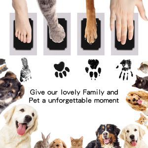 Hot Sale Non Toxic Baby <strong>Handprint</strong> <strong>Footprint</strong> Paw Print Clean Touch Ink Pad Dog or Cat Pet Owner Keepsake DIY <strong>Inkless</strong> Nose - Product Image 6