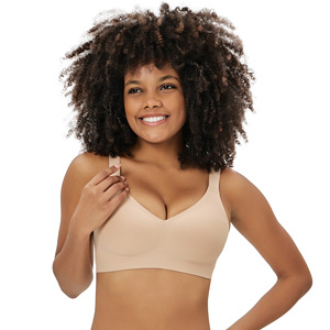 Ropa interior de talla grande para mujer, sin costuras, transpirable, Copa fija, una pieza, barra de gelatina fina, bralettes suaves para niña - Product Image 3