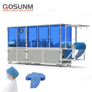 Gosunm Factory Low-cost Custom Fully Automatic Disposable Non-woven Doctors Hat Manufacturing Machine