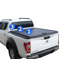Couverture de benne rigide rétractable en aluminium pour Hilux Revo Vigo Tundra Tacoma Mitsubishi L200 Ridgeline