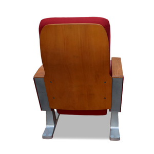 Silla de Cine MZ-918 de Aleación de Aluminio Azul con Reposabrazos para Uso en Auditorios y Teatros - Product Image 4