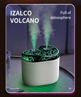 Appareil domestique intelligent pulvérisateur à double brouillard nano humidificateur d'air valcano diffuseur purificateur d'air pour chambre à coucher