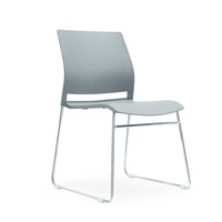Chaise d'entraînement empilable en plastique, haute qualité, moderne, pour conférence, réunion