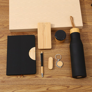 Produit le plus vendu sur Alibaba : Coffrets cadeaux d'affaires intelligents, bloc-notes promotionnel avec stylo, souris sans fil, bouteille isotherme, cadeau - Product Image 6