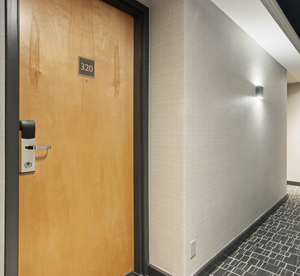 Hotelkamerdeuren 20-90 Minuten Vuurvaste Geluiddichte Ul Beursgenoteerde Houten Hotelkamer Stalen Enkele Deur Met Frame Voor Intern Gebruik - Product Image 5