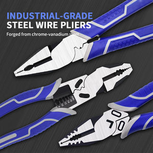 <span class=keywords><strong>Pince</strong></span> coupe-fil multifonctionnelle professionnelle en acier-Outil de sertissage industriel <span class=keywords><strong>RJ45</strong></span> <span class=keywords><strong>à</strong></span> usage intensif, outil manuel de coupe de câble - Product Image 4