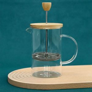 Cafetière à piston en verre borosilicate de haute qualité, vente en gros - Product Image 6