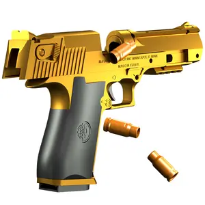 Gold Wüsten adler Guss schale Soft Bullet Gun M1911 Pistole Glock Großhandel Kinderspiel zeug Simulation Kugel