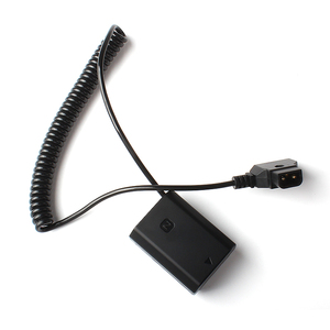 V-Mount D-Tap pour NP-FZ100 la batterie factice avec interrupteur d'alimentation pour caméras SONY A9 A7RM3 A7RIII <span class=keywords><strong>A7R5</strong></span> A7M3 A7S3 <span class=keywords><strong>A7M4</strong></span> - Product Image 2