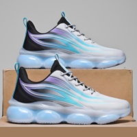Chaussures de course ultra légères et tendance, chaussures de sport décontractées respirantes et absorbant les chocs