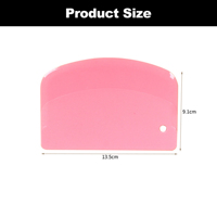 Spatule de cuisine multifonctionnelle en plastique souple antidérapante pour la pâtisserie, la décoration de gâteaux, le découpage de pain et de pizza