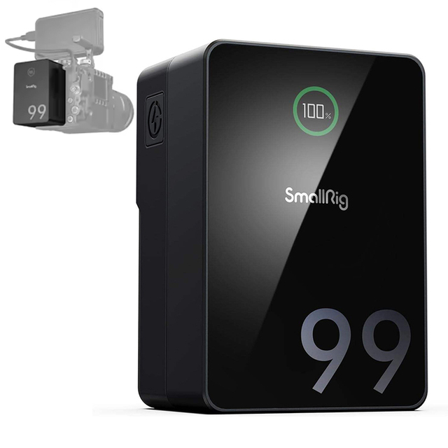 Photography Mini 100w Rechargeable Vb99 V-Lock Charger Camera Power Bank Laptop Lithium V Mount Battery For Dslr Video Camcorder