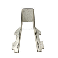 Support de poutre en acier galvanisé épais, à usage structurel, simple face, pour support de poutre en bois, vente en gros