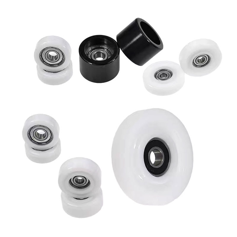 Sliding Door Rollers Wheel Rubber Coated