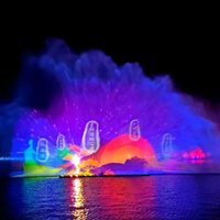 Hot Selling Outdoor Wasser vorhang Garten brunnen Wasserfall Nebel Nebel Bildschirm für Lake Application Movie Screen Effekt
